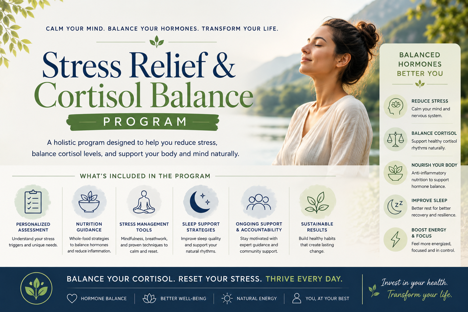 Stress Relief and Cortisol Balance Program